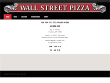 Tablet Screenshot of greshamwallstreetpizza.com